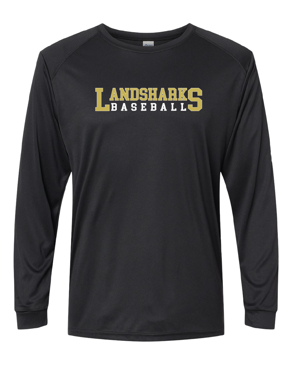 210 - Long Sleeve Performance T-Shirt - Landshark Baseball
