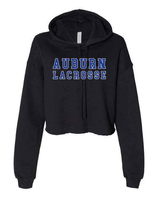 7502 - Cropped Fleece Hoodie - Auburn Lacrosse