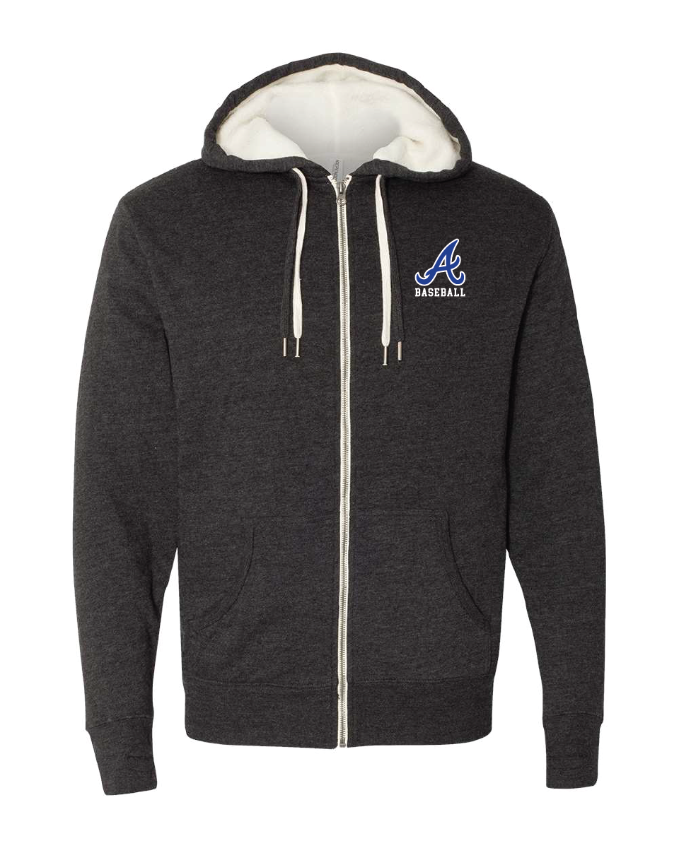 Sherpa-Lined Hooded Sweatshirt - Auburn Baseball